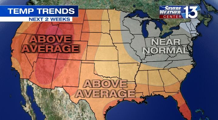 Temps Trend 8-12-2025